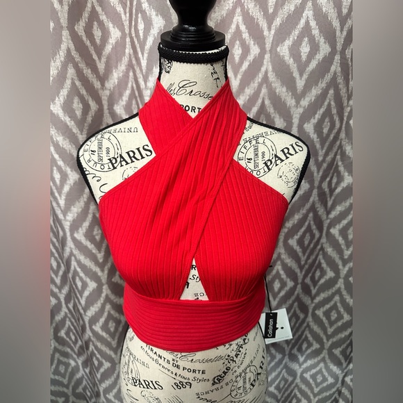 NWT Callahan Revolve Mimi Crossover Cropped Top - Picture 7 of 13